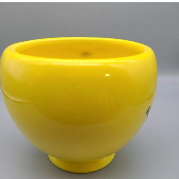 🆕Teleflora Smiley Face Be Happy Yellow Mug Coffee Tea Mug or Planter - Picture 4 of 7